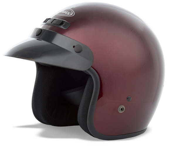 Gmax Youth Gm-2 Open-Face Helmet Wine Yl-Yx G102102