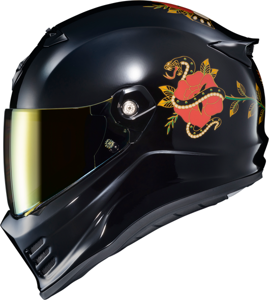 Scorpion Exo Covert Fx Full Face Helmet The Litas Gloss Black Md Cfx-1004