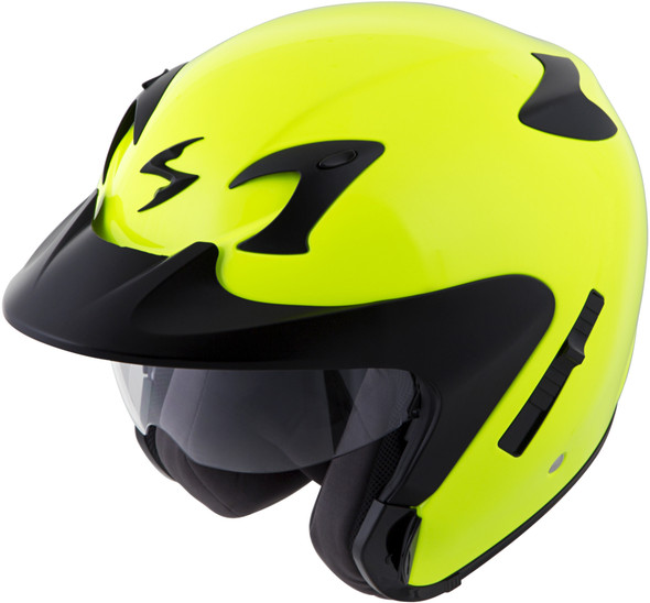 Scorpion Exo Exo-Ct220 Open-Face Helmet Neon Lg 22-0505