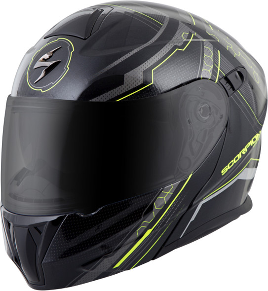 Scorpion Exo Exo-Gt920 Modular Helmet Satellite Neon Xs 92-1032