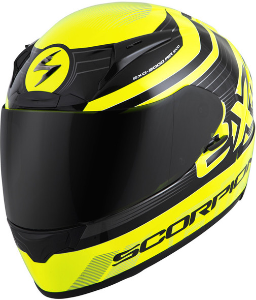 Scorpion Exo Exo-R2000 Full-Face Helmet Fortis Neon/Black 2X 200-7537