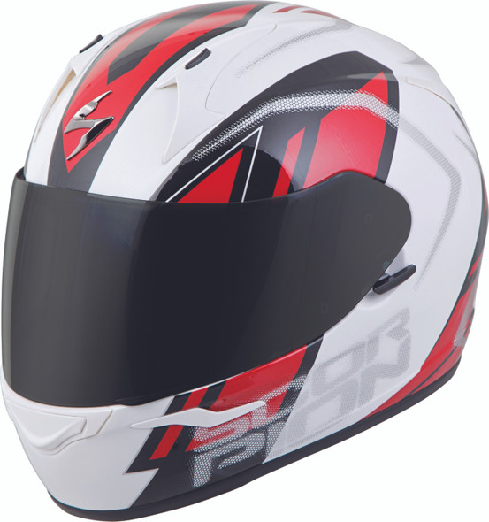 Scorpion Exo Exo-R320 Full-Face Helmet Endeavor White/Red Lg 32-0605