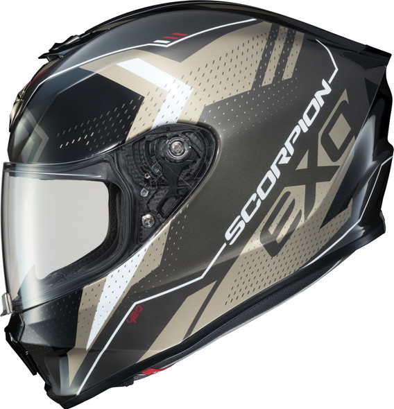 Scorpion Exo Exo-R420 Full-Face Helmet Seismic Titanium Md 42-1424