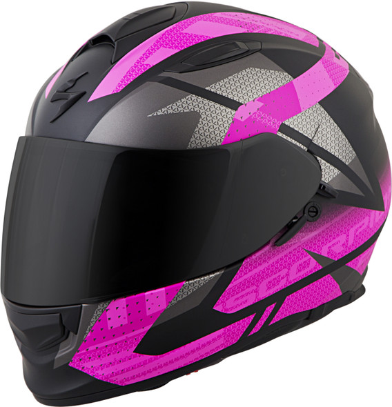 Scorpion Exo Exo-T510 Full-Face Helmet Fury Black/Pink Sm T51-1613