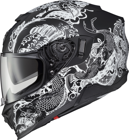 Scorpion Exo Exo-T520 Helmet Nama-Sushi Black/White 2X T52-1107