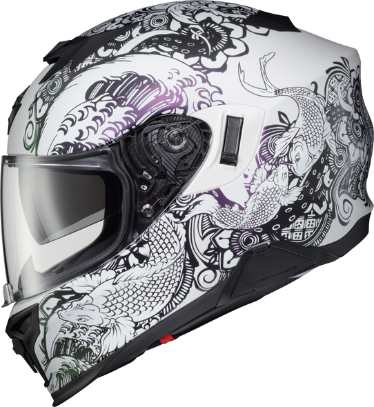 Scorpion Exo Exo-T520 Helmet Nama-Sushi White/Chameleon 2X T52-1117