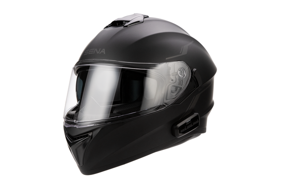 Sena Outforce Full Face Helmet Bluetooth Matte Black Md Outforce-Mb00M