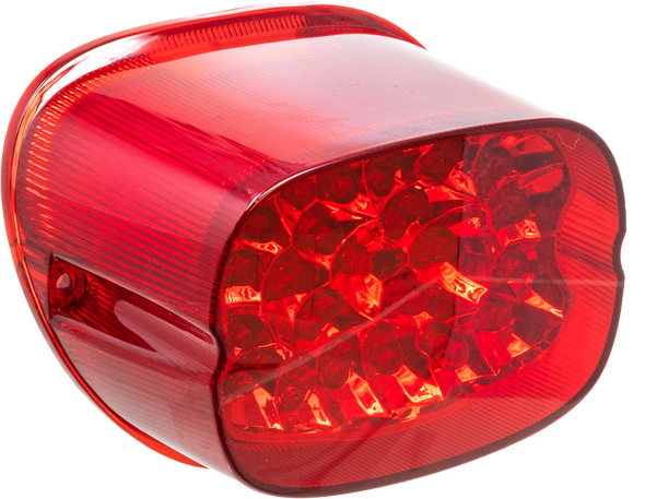 Letric Lighting Co Sqaureback Led Tailight Red Lense Llc-Sqtl-Ra