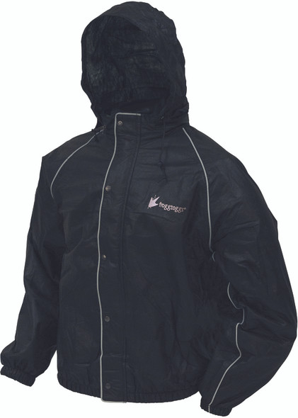 Frogg Toggs Road Toad Rain Jacket Black Md Ft63133-01Md