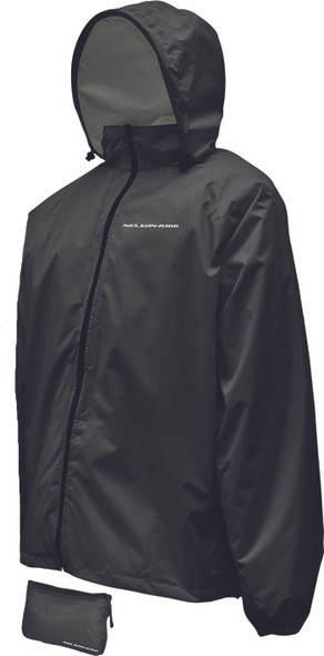 Nelson-Rigg Compact Rain Jacket Black 2X Cj-Blk-Xx