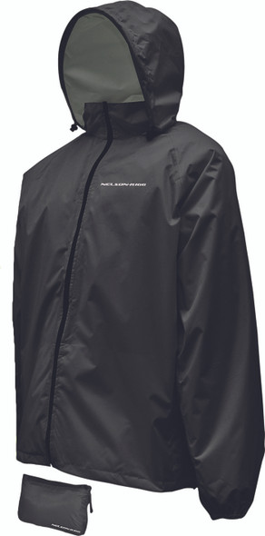 Nelson-Rigg Compact Rain Jacket Black L Cj-Blk-Lg