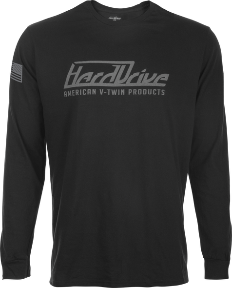 Harddrive Long Sleeve Black/Grey 2X 800-02052X