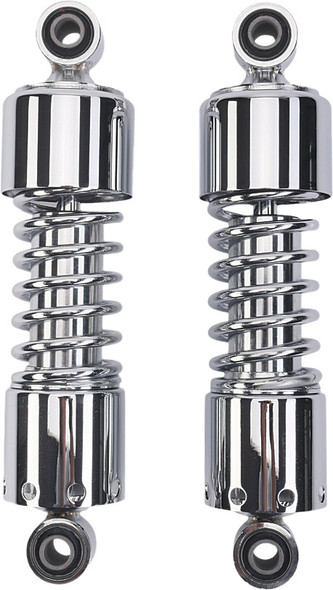 Licks Cycles Gutter Punk Short Shocks Chrome 10" Lc-0118