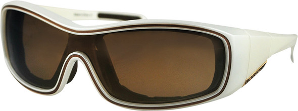 Bobster Zoe Sunglasses Pearl W/Brown Lens Bzoe501
