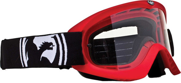 Dragon Mdx Goggle Red W/Clear Lens 722-1093