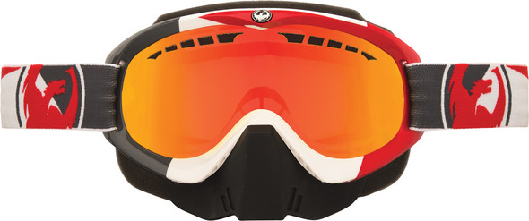 Dragon Mdx Snow Goggle Incline W/Red Ion Lens 722-1918