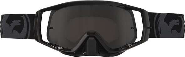 Dragon Vendetta Goggles Murdered Out Dark Smoke W/10 Pk Tearoff 294526425095