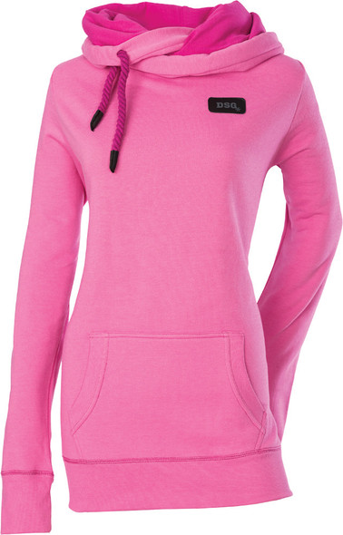 DSG Side Tie Hoodie Heather Lg Pink 97321