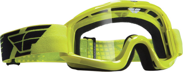 Fly Racing Goggle Focus Adult Hi-Vis W/Clear Lens 37-2221