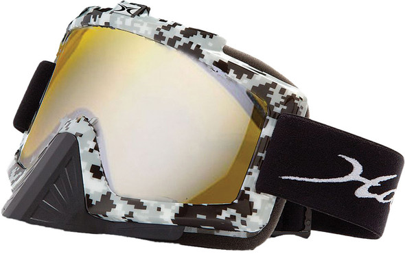 Haber Nitrous Goggle Sno-Camo W/Yellow Mirror Lens 12087