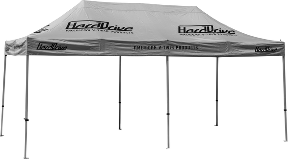 Harddrive Canopy Grey With Logo 10' X 20' 810-9896