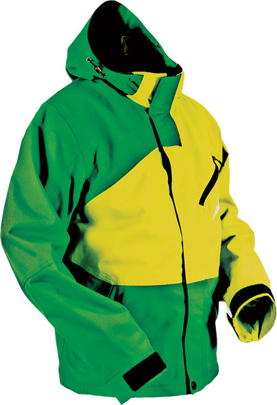 Hmk Hustler 2 Jacket Green/Yellow Md Hm7Jhus2Gyl