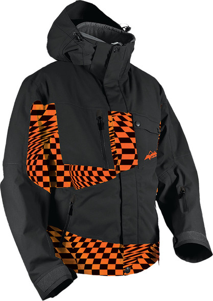 Hmk Peak 2 Jacket Orange/Checker 2X Hm7Jpea2Oc2X