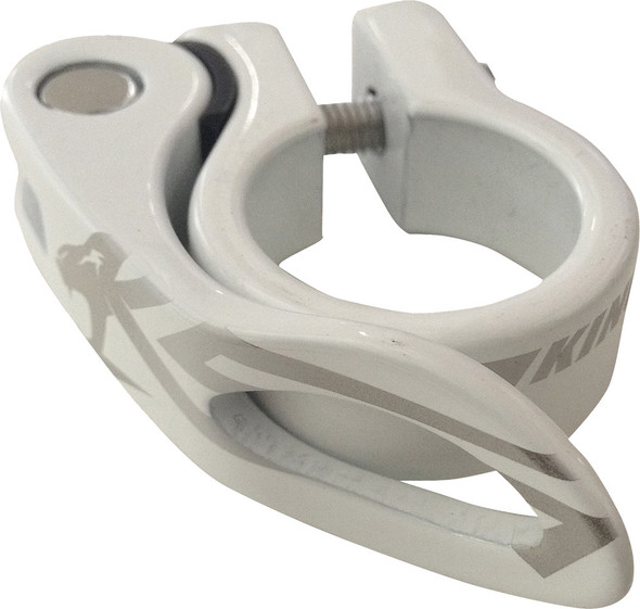 Kingstar Quick Release Seat Post Clamp White 31.8Mm 711484  32196