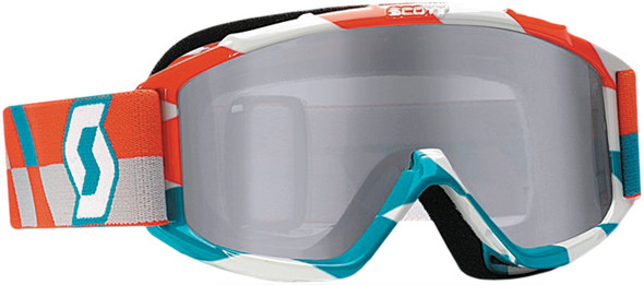 Scott 89Si Pro Youth Goggle Track Orange/Blue W/Silver Lens 219810-4607269