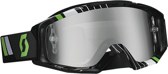 Scott Tyrant Goggle Race Black/Green W/Chrome Lens 221330-4601269