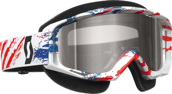 Scott Tyrant Sno-X Goggle Mxon Red/Blue W/Acs Rose Lens 227389-3600108