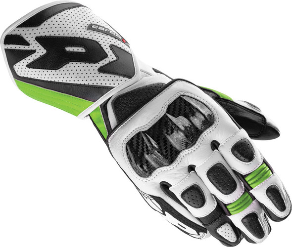 Spidi Carbo 1 Gloves Black/Green 2X A147-494-2X