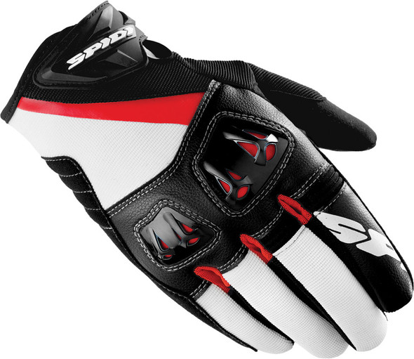 Spidi Flash-R Tex Gloves Black/Red L B59K3-021-L=3Ea