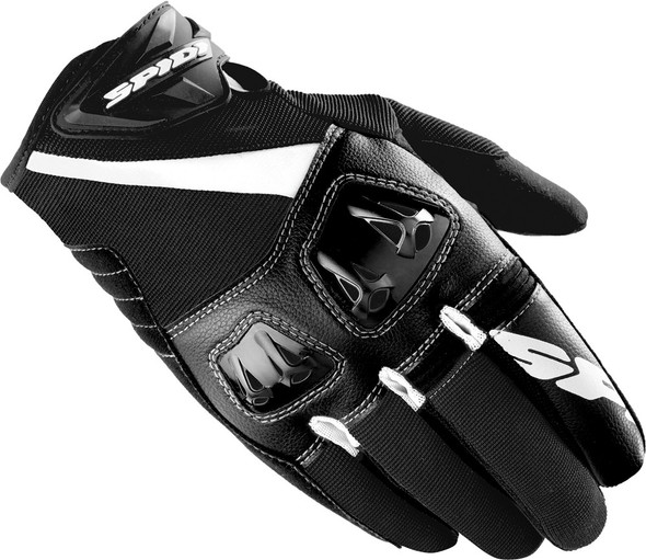 Spidi Flash-R Tex Gloves Black/White L B59K3-011-L=3Ea