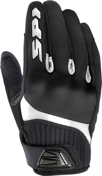Spidi G-Flash Tex Gloves Black/White M B48K3-011-M =3Ea
