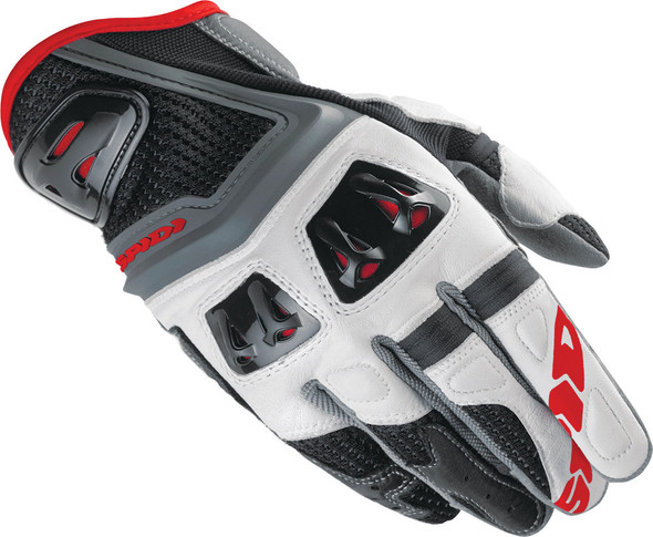 Spidi Jab-Rr Gloves Black/White 3X C54-011-3X