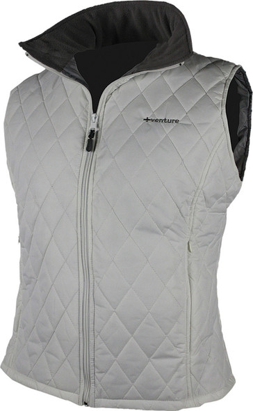 Venture Battery Powered Heated Vest Ladies White L Vh-333 L