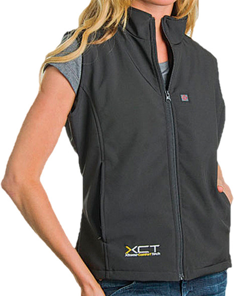 Venture Heated City Vest Ladies Black L 9526-L