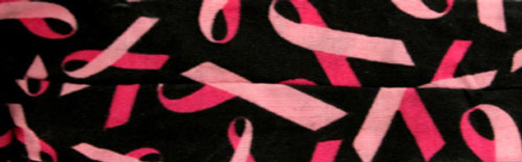 Balboa Cooldanna 100% Cotton Pink Ribbon Black Dbc01