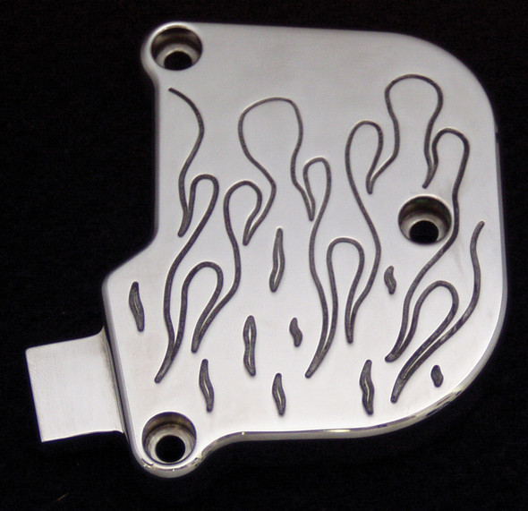 Modquad Throttle Cover (Polished Flame S) Tc1-Fy