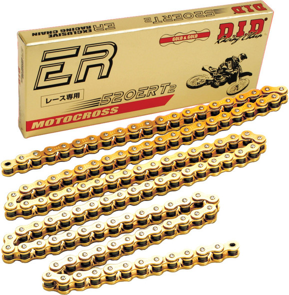 D.I.D Hi-Performance 520Ert2-130 Racing Chain (Gold) 520-Ert2-130 Link
