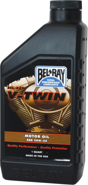 Bel-Ray V-Twin Motor Oil 20W-50 1Qt 96905-Bt1Qb