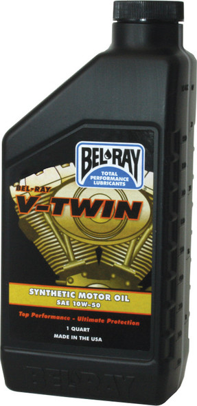 Bel-Ray V-Twin Synthetic Motor Oil 10W-50 1Qt 96915-Bt1Qb
