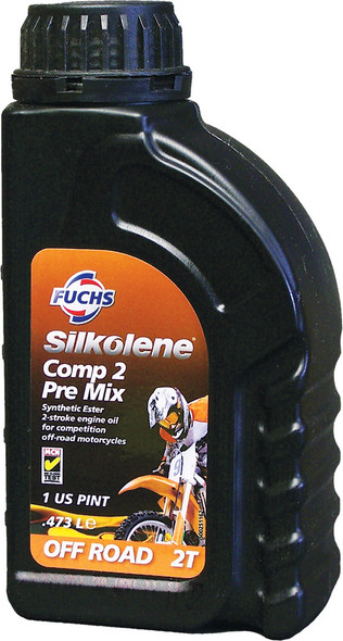 Silkolene Comp 2 Pre-Mix 2T Oil Pint 80071900481