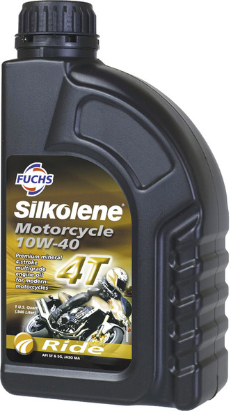 Silkolene Motorcycle 4T Premium Oil 20W- 50 1Gal 65136200055