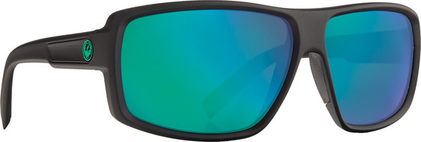 Dragon Double Dos Sunglasses Matte H2O W/Green Ion Polar Lens 720-2293