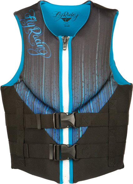 Fly Racing Neoprene Life Vest Ladies Black/Blue L 142424-505-840-14