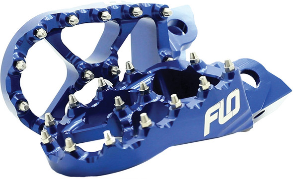 Flo Motorsports Pro Series Foot Pegs (Blue) Fpeg-797Blu