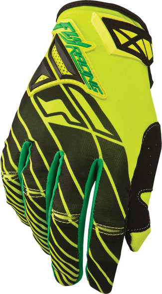 Fly Racing Kinetic Gloves Green/Black Sz 12 367-41512