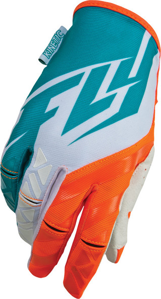 Fly Racing Kinetic Gloves Teal/Orange Sz 13 368-41413